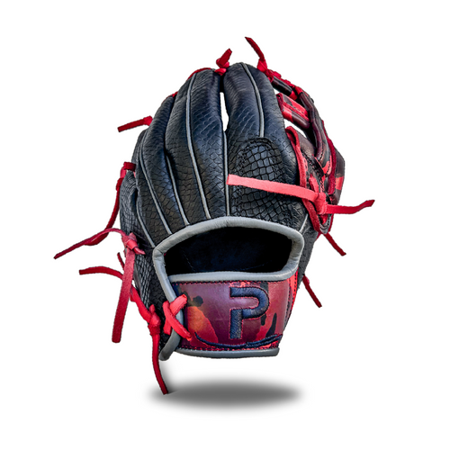 Nocturnal Snakeskin - Black & Red