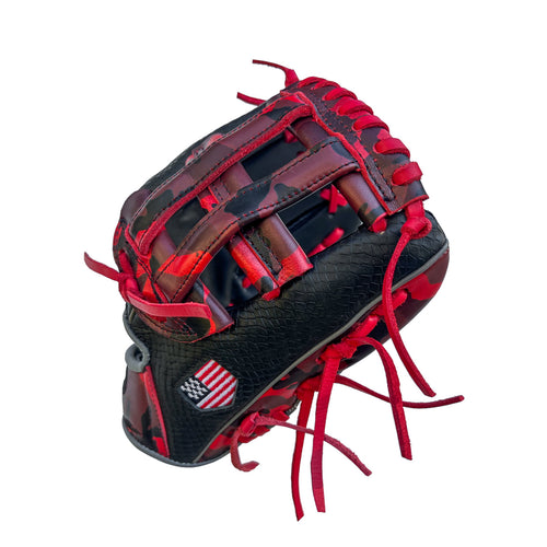 Nocturnal Snakeskin - Black & Red