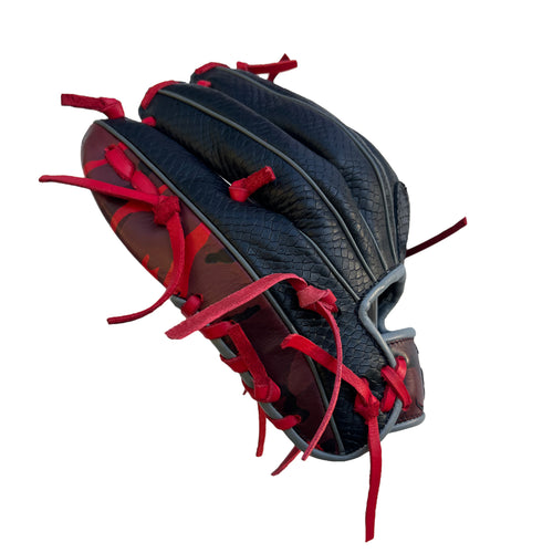 Nocturnal Snakeskin - Black & Red