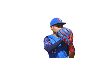 pitcher with a peralta glove